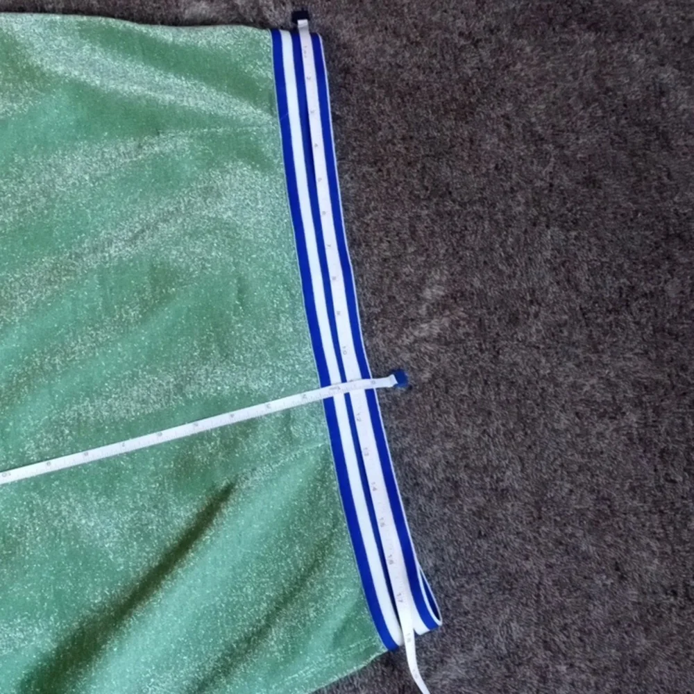 Buru pink plaid and green Lurex reversible tennis skirt - Picture 8 of 11